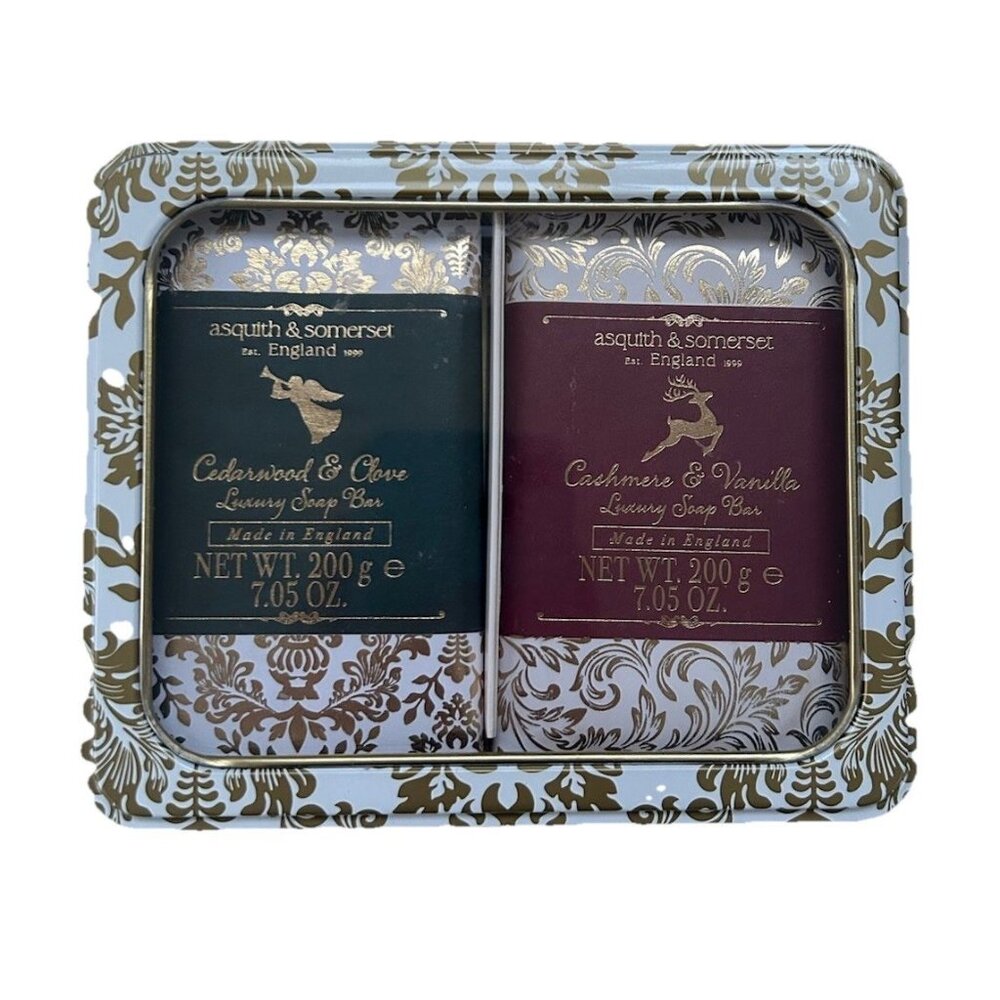Asquith & Somerset‎ England Luxury Scent Soap Bars 7.05oz Holiday Scent Gift Set